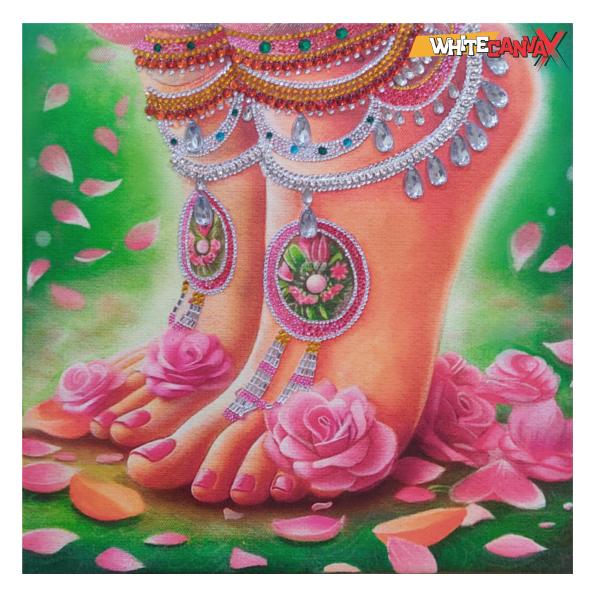 Lotus feel of Radharani